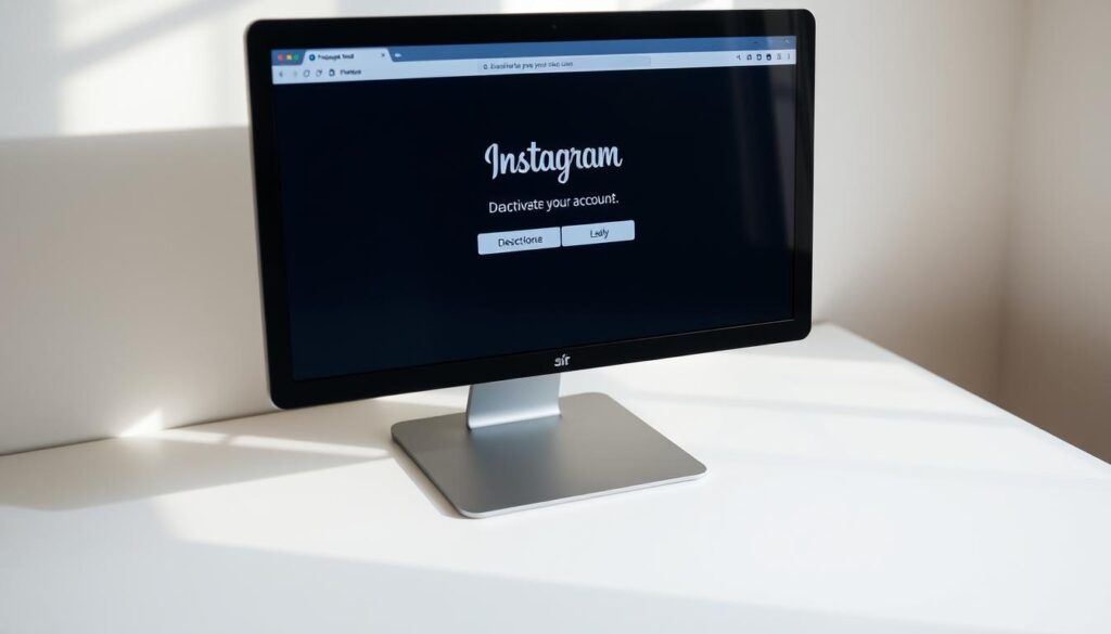 how to deactivate instagram on desktop