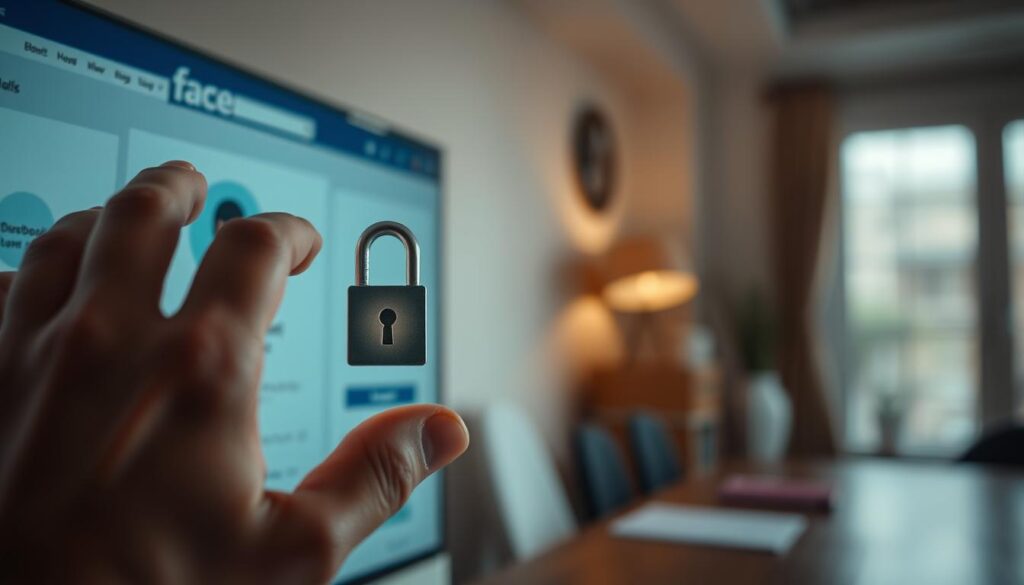 lock Facebook profile