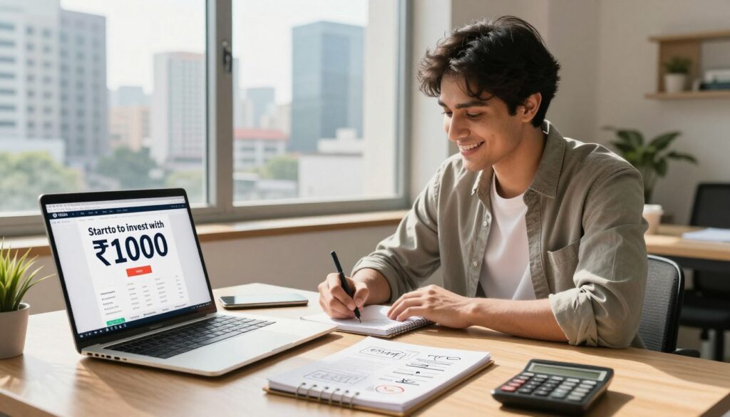 how to start investing with ₹1000 in india