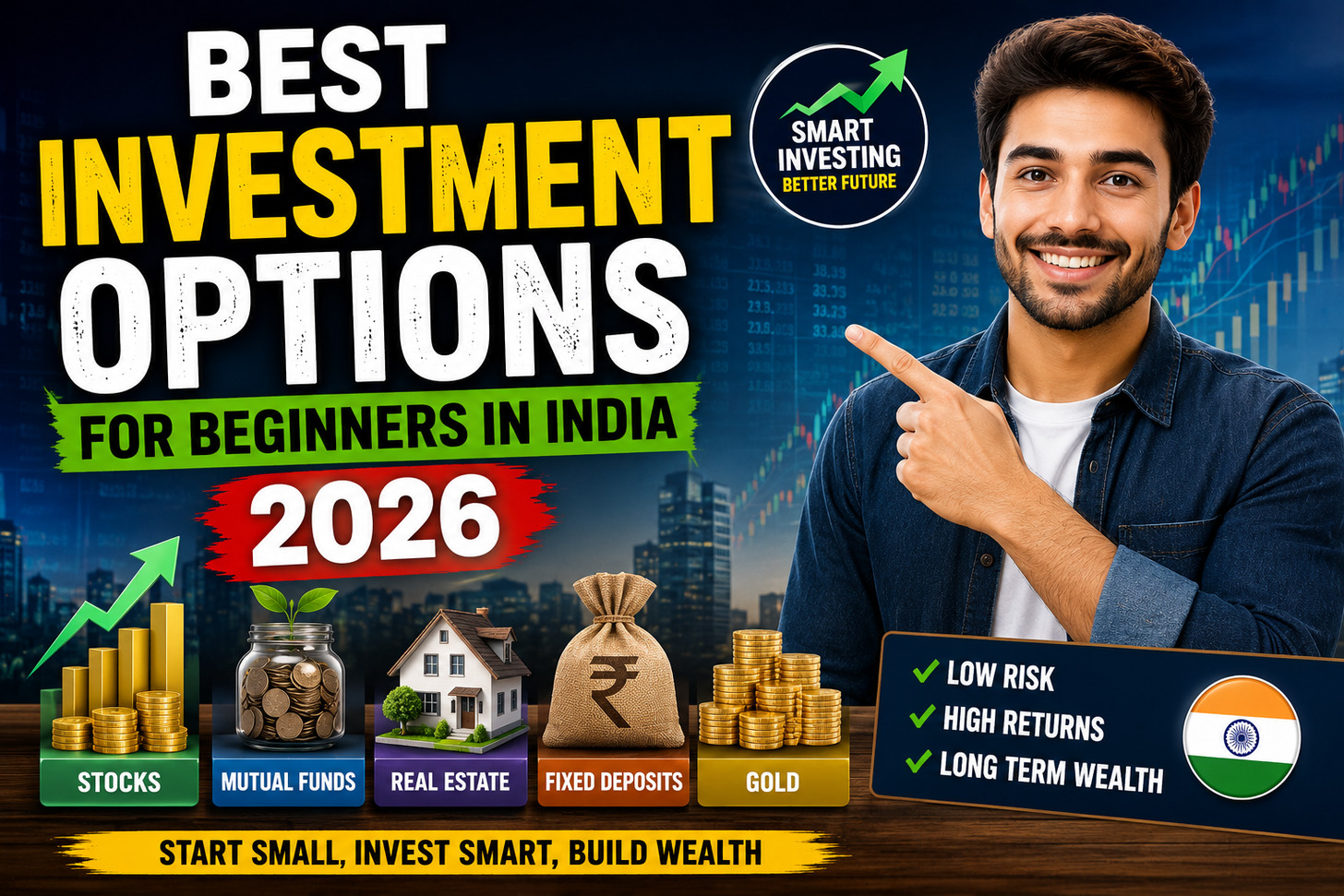 Best Investment Options for Beginners in India 2026