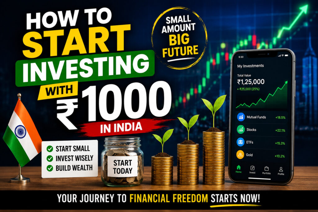 how to start investing with ₹1000 in india