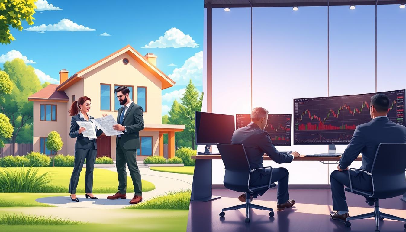 investing in real estate vs stock market