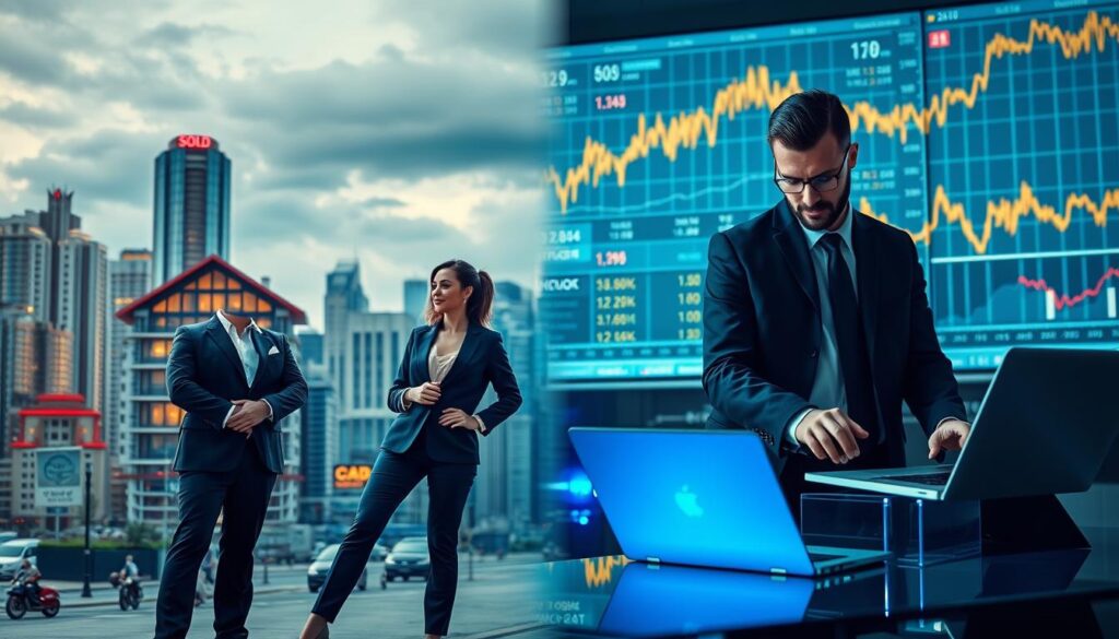 real estate vs stock market
